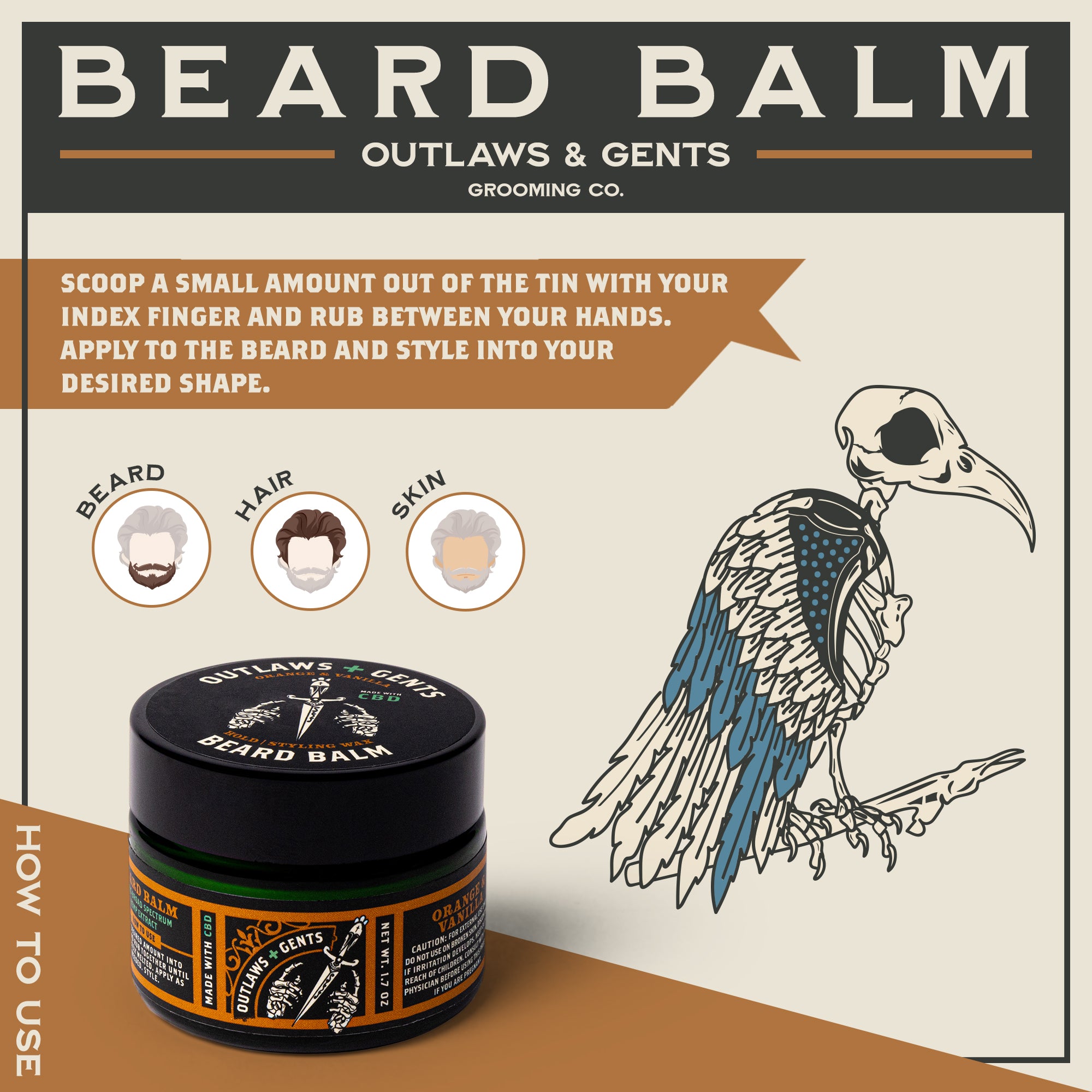 Beard Balms + CBD
